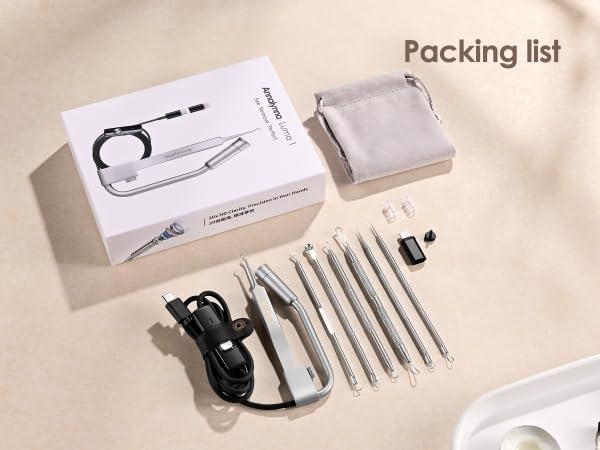 Annalynna Visual Blackhead Remover Tweezers Kit