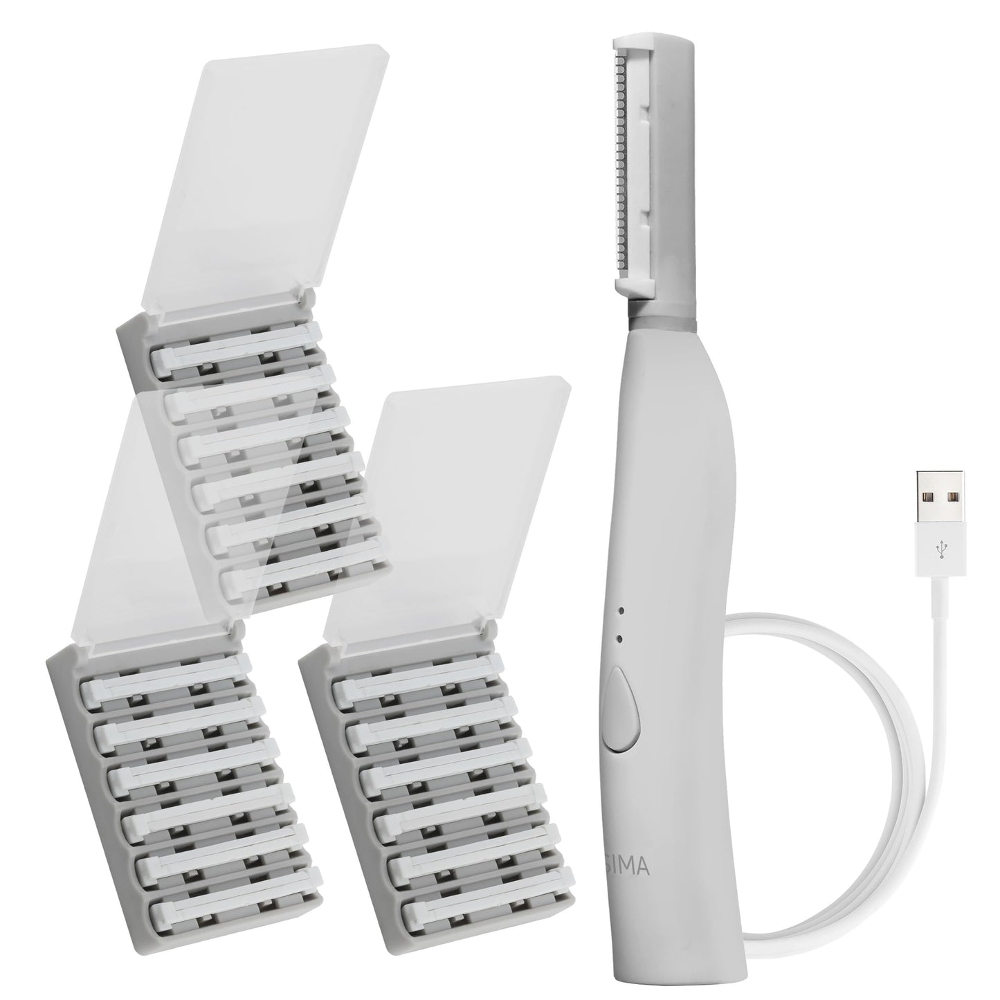 SPA SCIENCES SIMA 2-in-1 Sonic Dermaplaning Tool