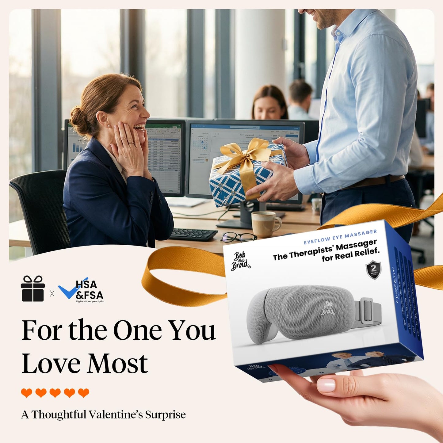 BOB AND BRAD EYEFLOW Eye Massager with Heat & Cooling