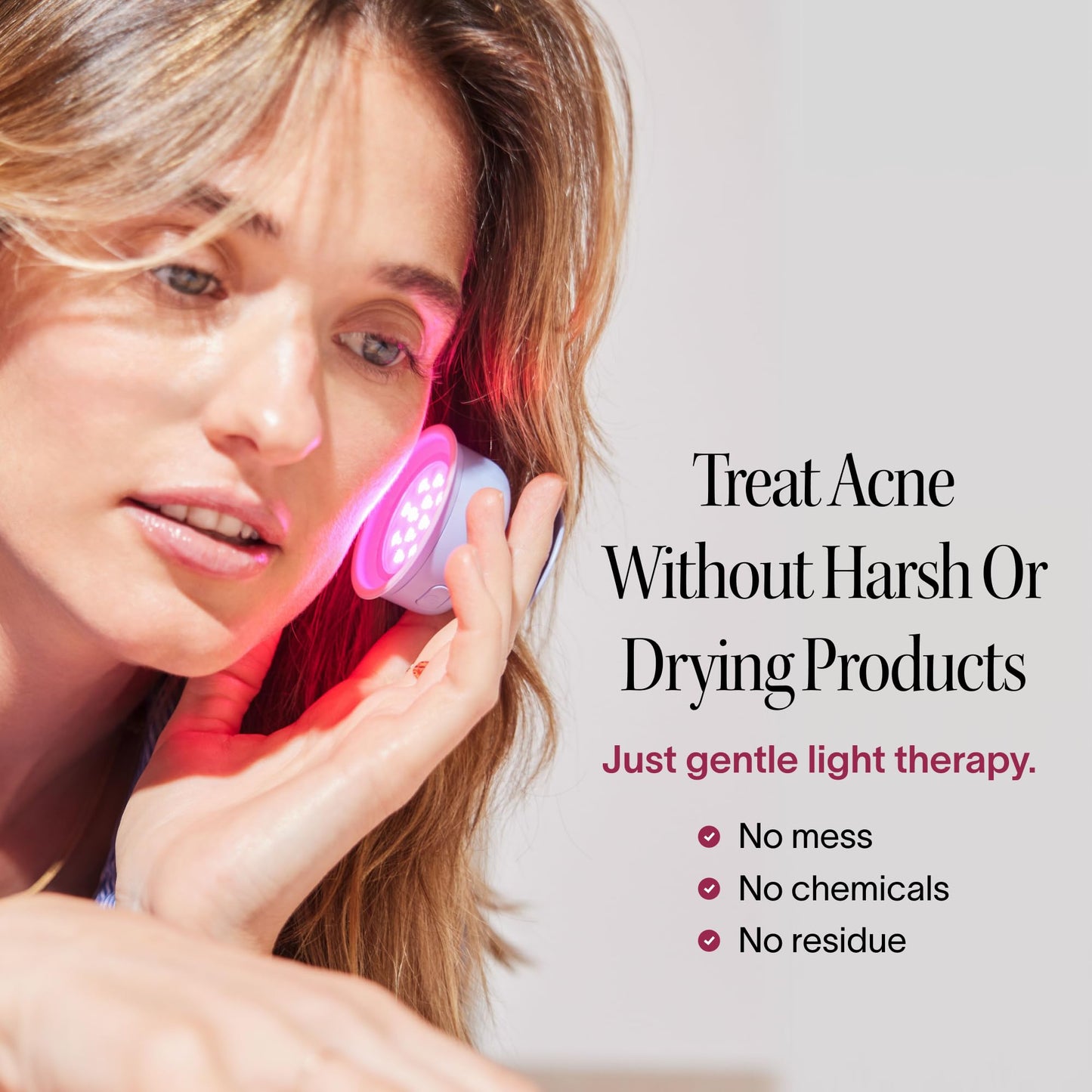 Solawave Bye Acne Light Therapy Wand for Face & Body