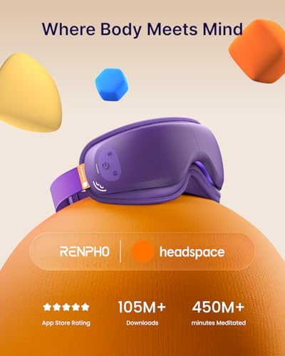 RENPHO Eye Massager with Heat & Music