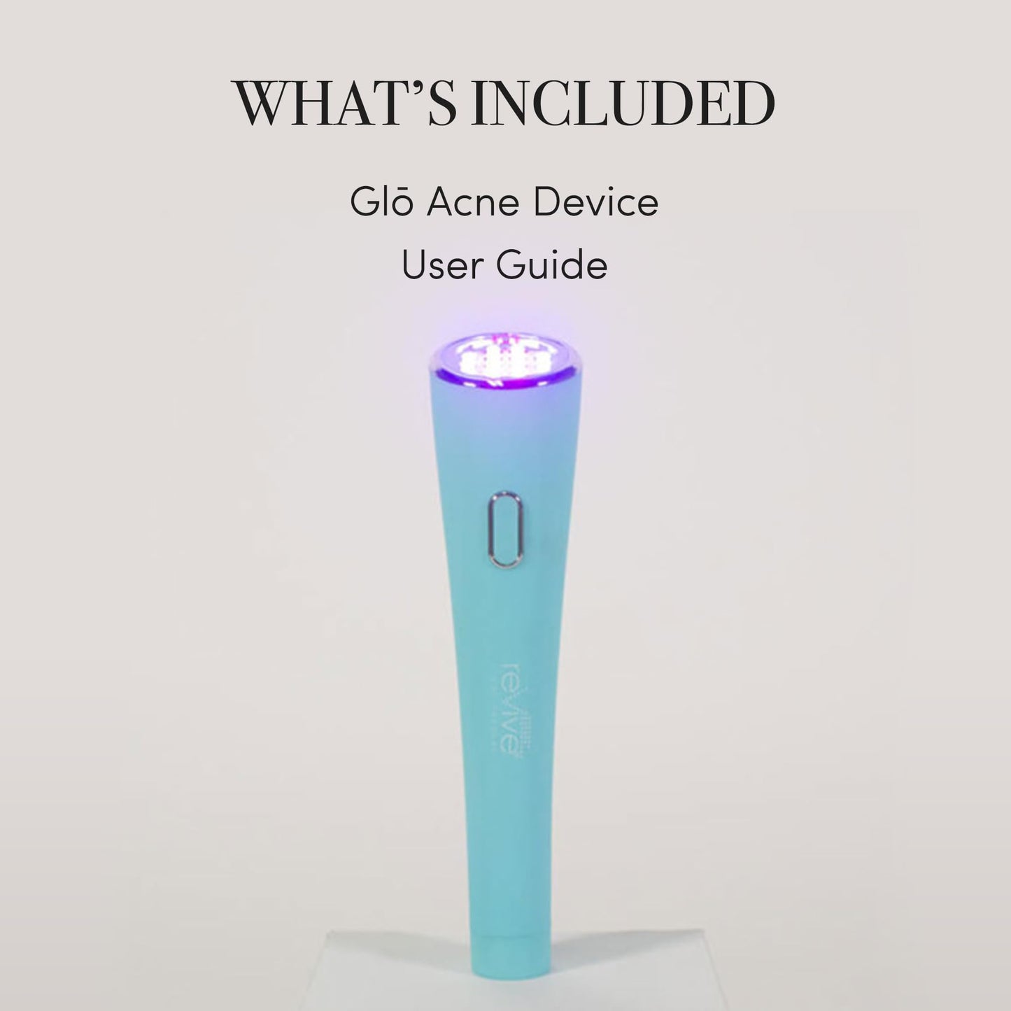 reVive GLO Acne Red & Blue Light Therapy Wand