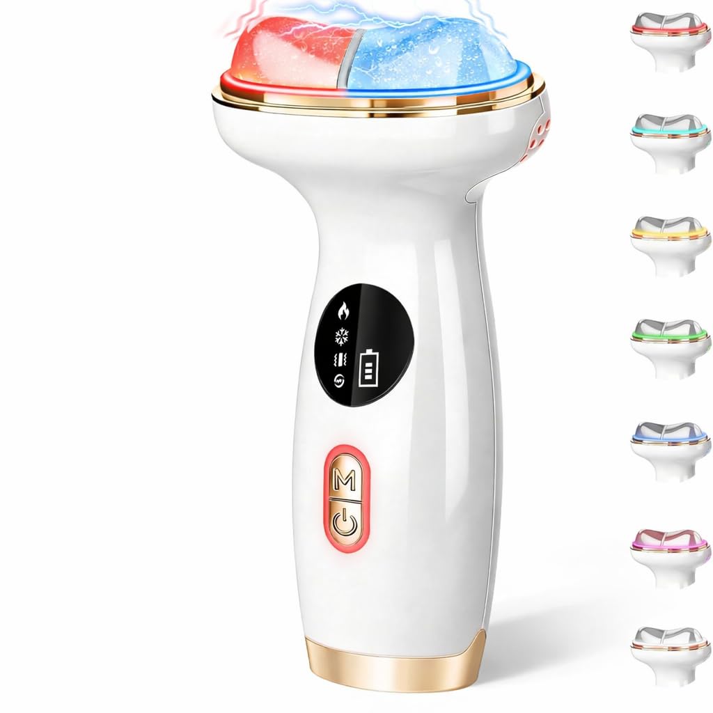 ZoGoo 7-in-1 Hot & Cold Face & Neck Beauty Massager