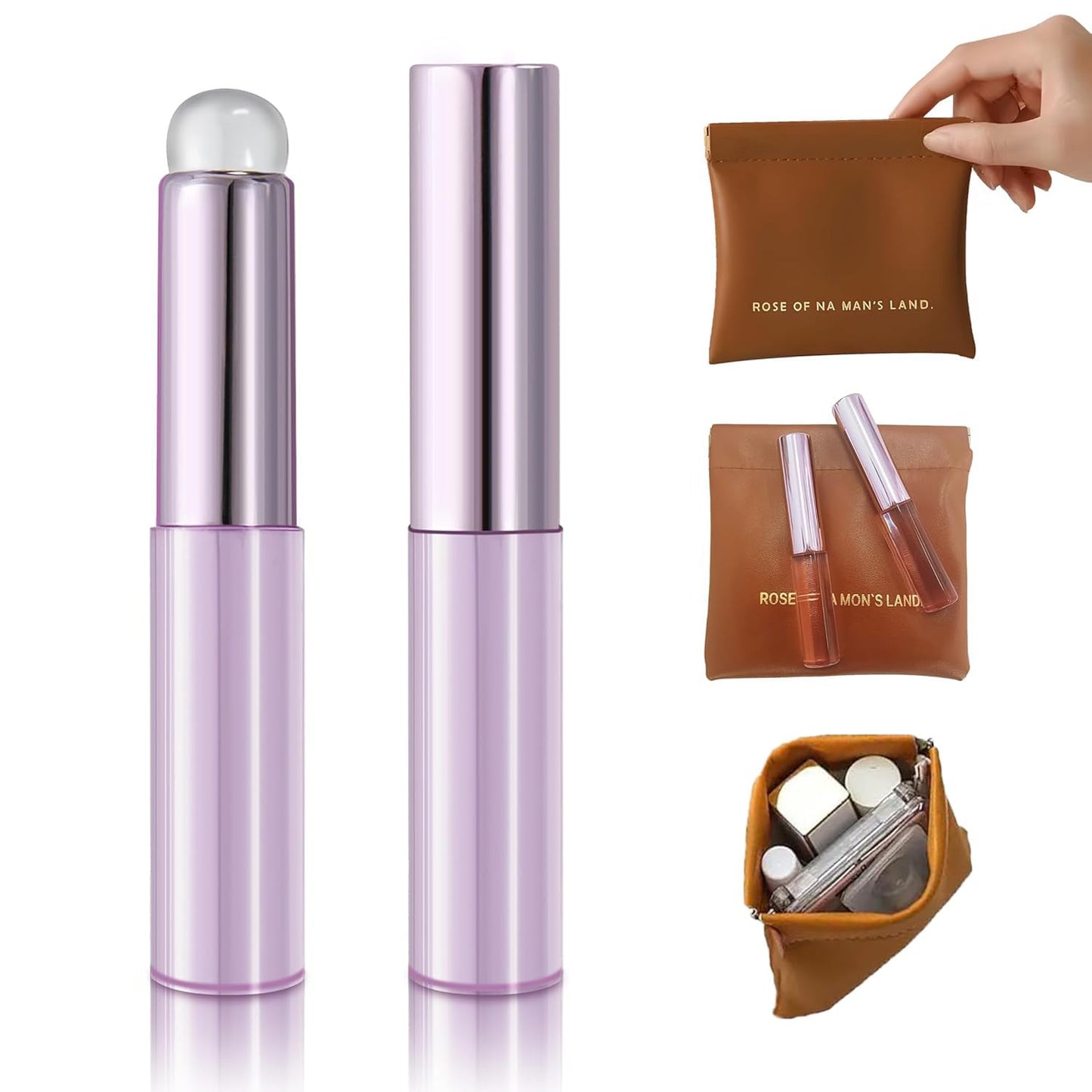 2-Piece Silicone Lip Brush Set