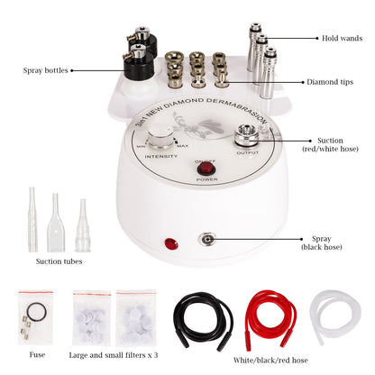 AIMENGXI 3-in-1 Diamond Microdermabrasion Machine