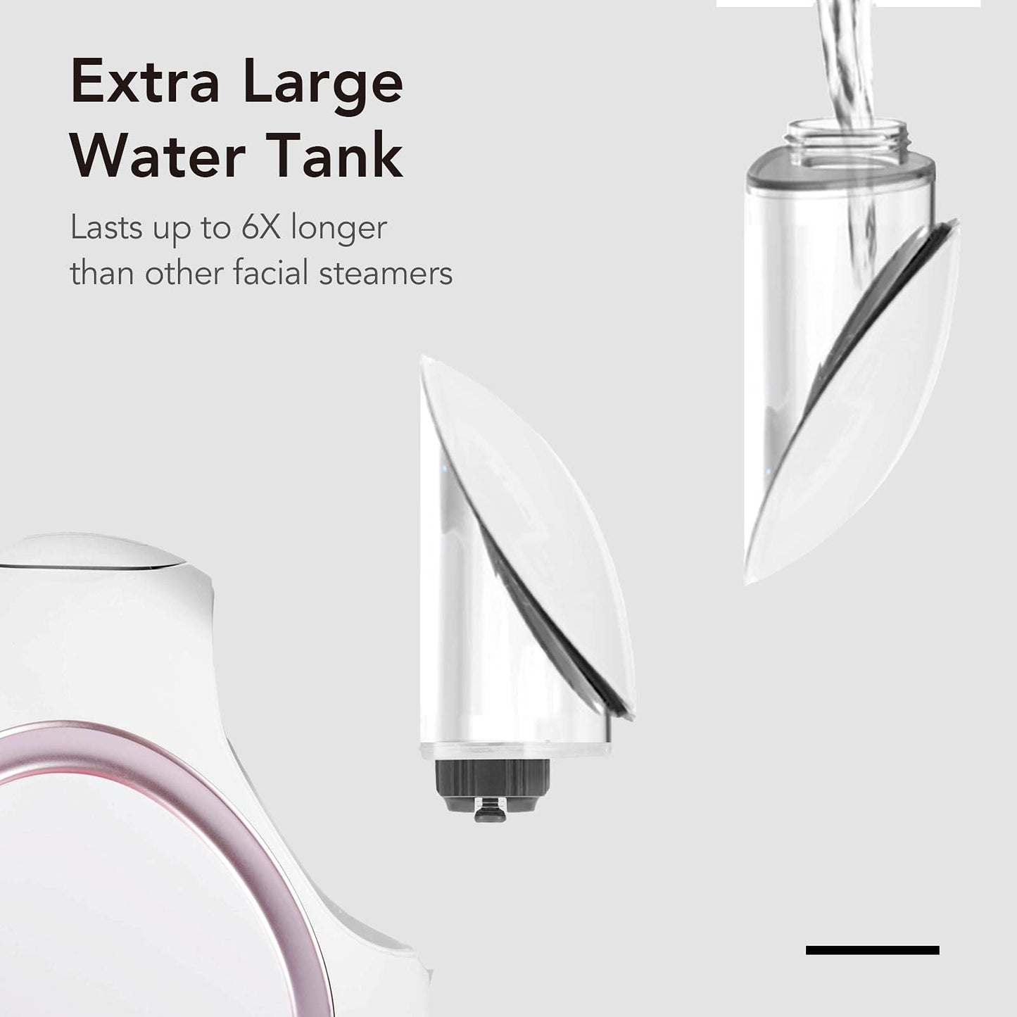 Fancii Nano Ionic Hot & Cool Facial Steamer with Aromatherapy