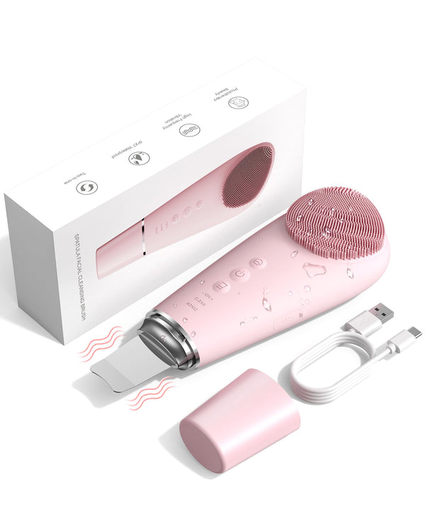 2-in-1 Skin Scrubber & Silicone Facial Cleansing Brush