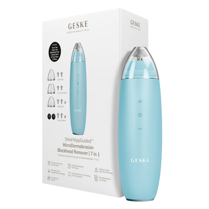 GESKE SmartAppGuided™ MicroDermabrasion Blackhead Remover | 7 in 1