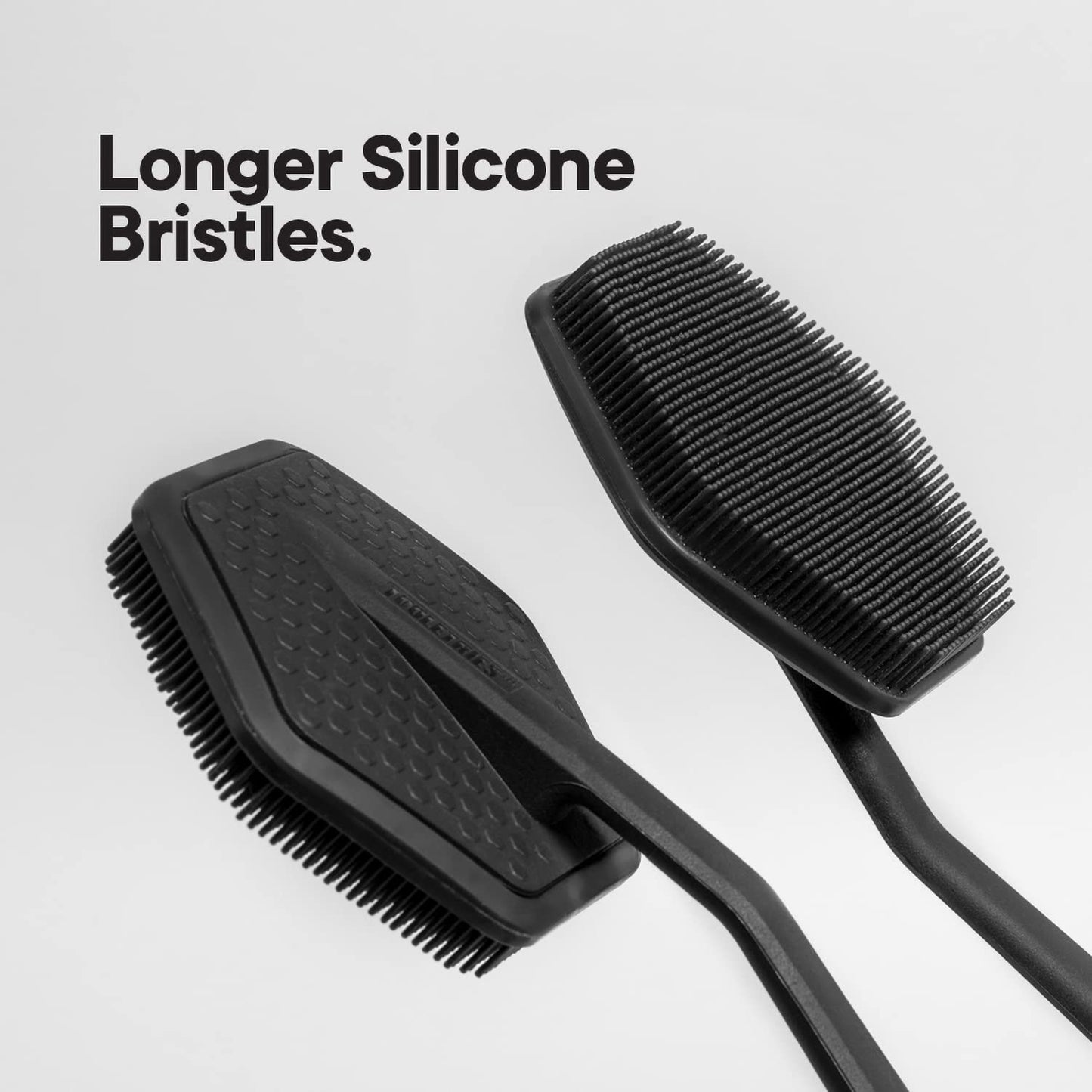 TOOLETRIES Silicone Back Scrubber with Long Handle