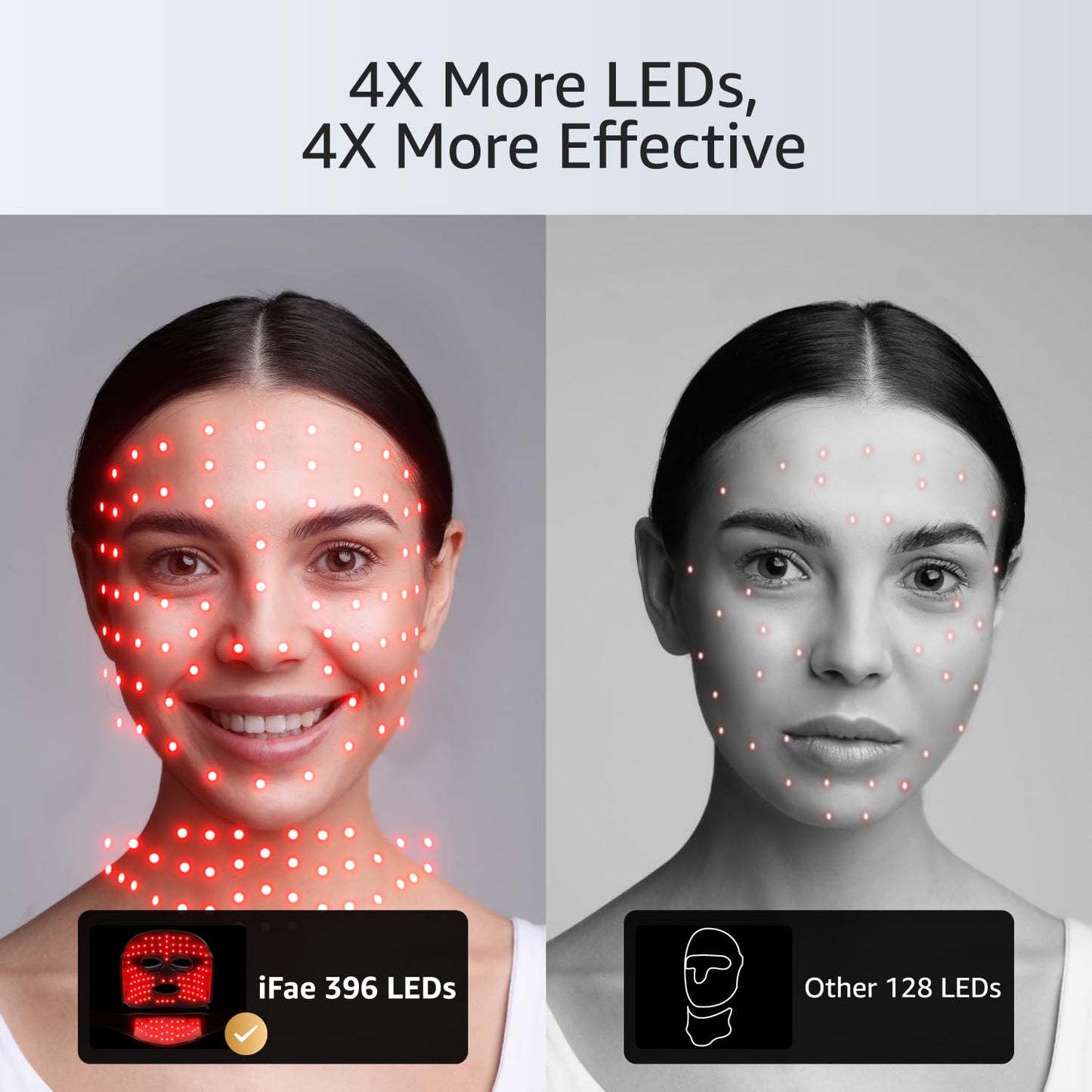 IFAE Red Light Therapy Mask for Face and Neck