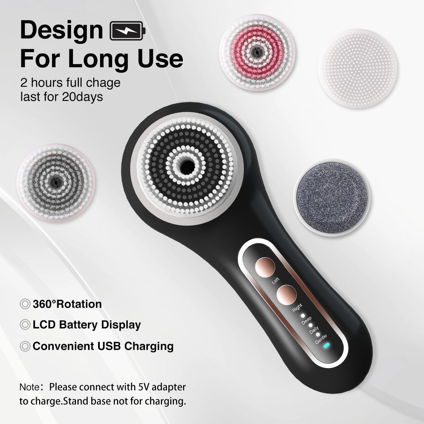 UMICKOO Facial Cleansing Brush