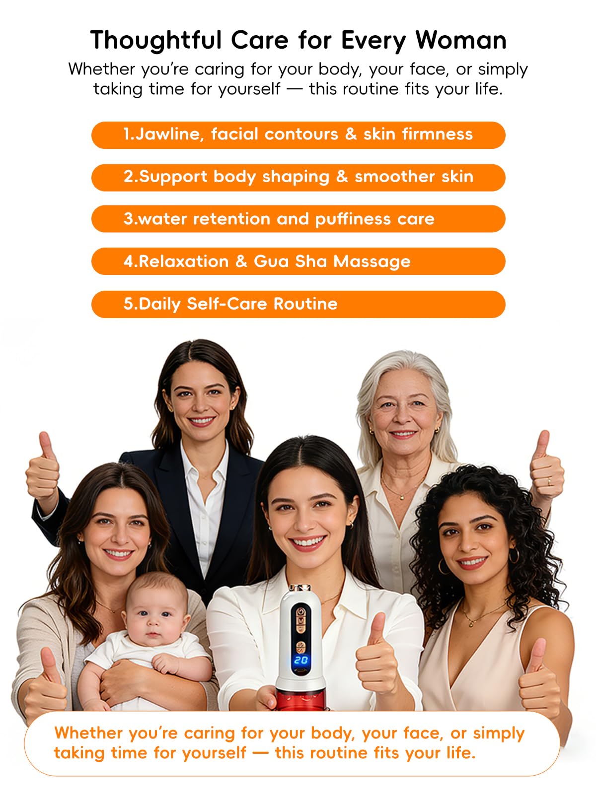 Poeruo 5-in-1 Body Sculpting & Cupping Massage DevicePoeruo 5-in-1 Body Sculpting & Cupping Massage Device