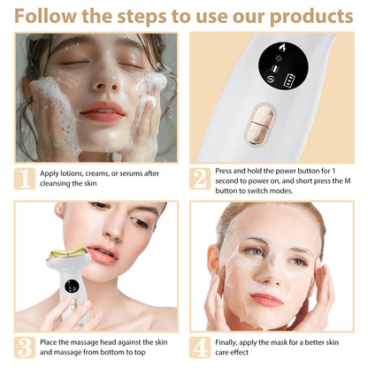 ZoGoo 7-in-1 Hot & Cold Face & Neck Beauty Massager