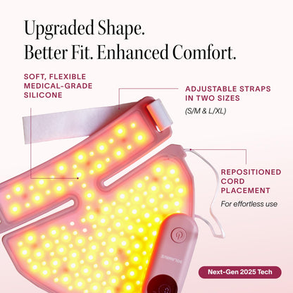 Solawave Neck & Chest Red Light Therapy Mask