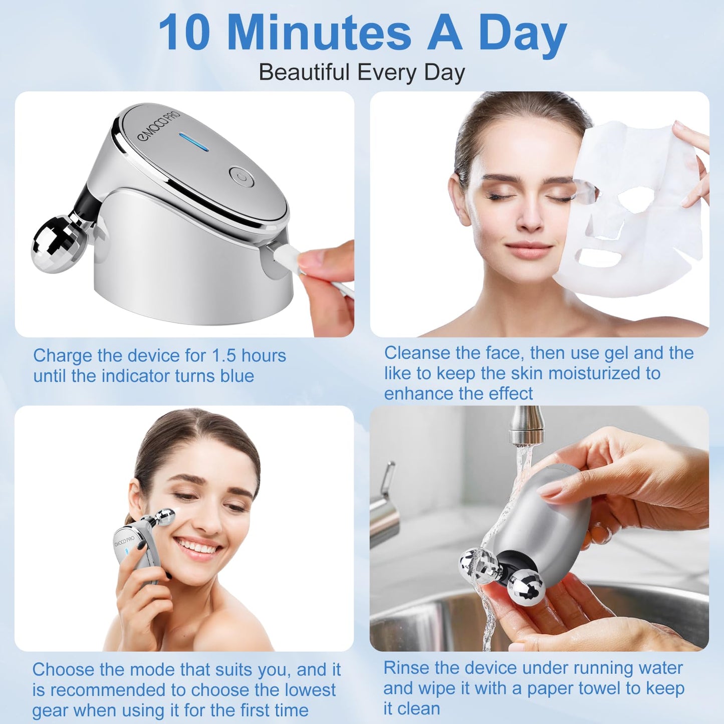 Electric Face Gua Sha Massager for Face & Neck