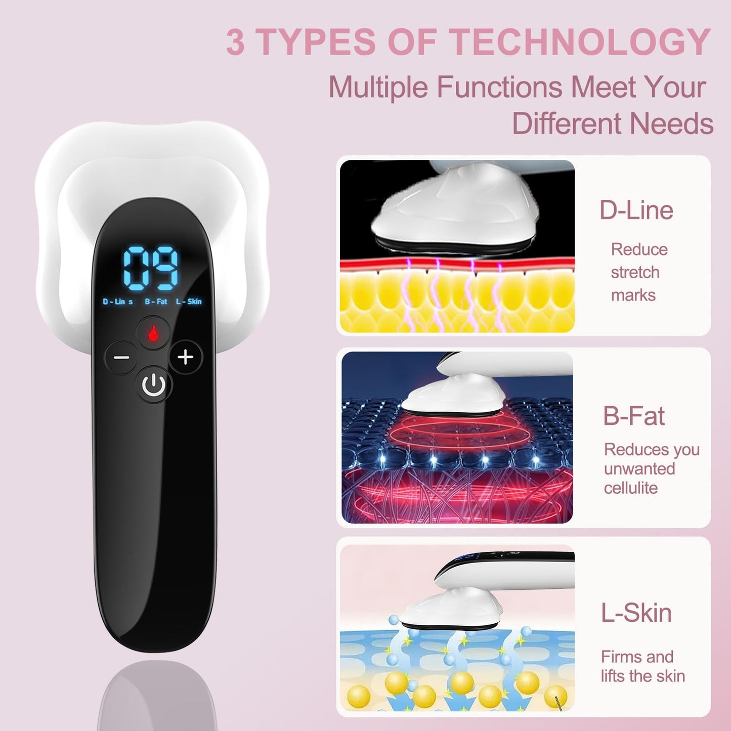 MASIKE Cordless Body Sculpting & Cellulite Massager