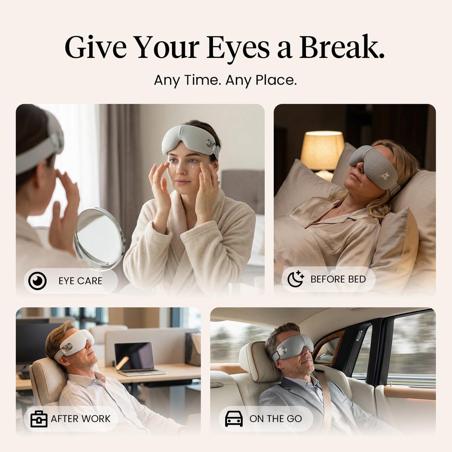 BOB AND BRAD EYEFLOW Eye Massager with Heat & Cooling