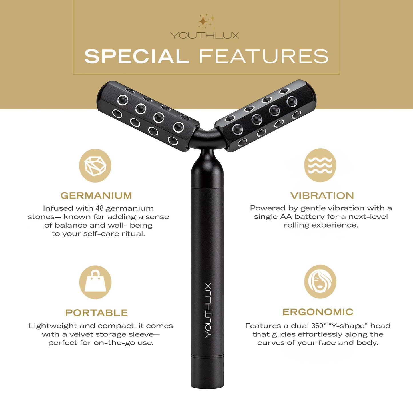 YOUTHLUX Revolution Roller Face & Body Massage Tool