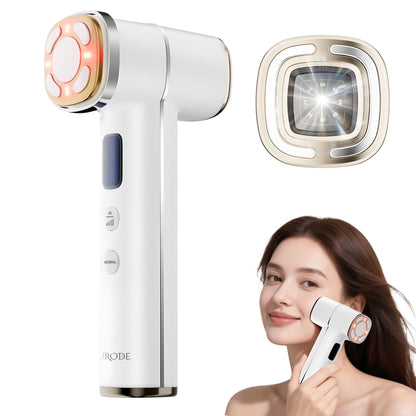 PURODE Microcurrent Facial Device with Red Light Therapy