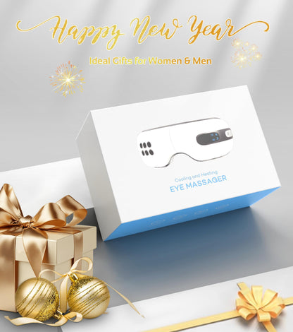 Fmalve Heat Cooling Eye Massager for Migraines 2024