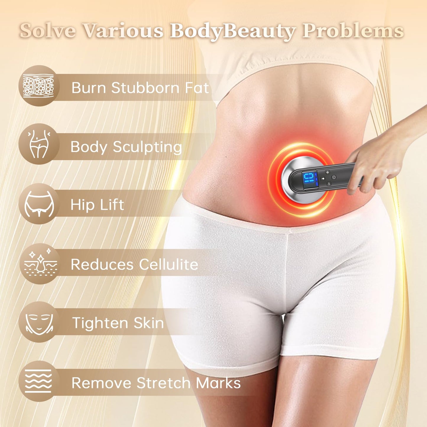 SECOCTSR Body Sculpting & Cellulite Massager with Heat