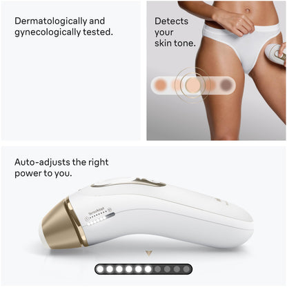 Braun Smart IPL, Silk·Expert Pro 5: at Home Laser Hair Removal for Women and Men