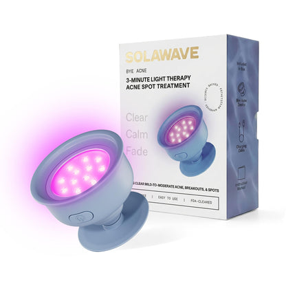 Solawave Bye Acne Light Therapy Wand for Face & Body