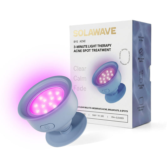 Solawave Bye Acne Light Therapy Wand for Face & Body