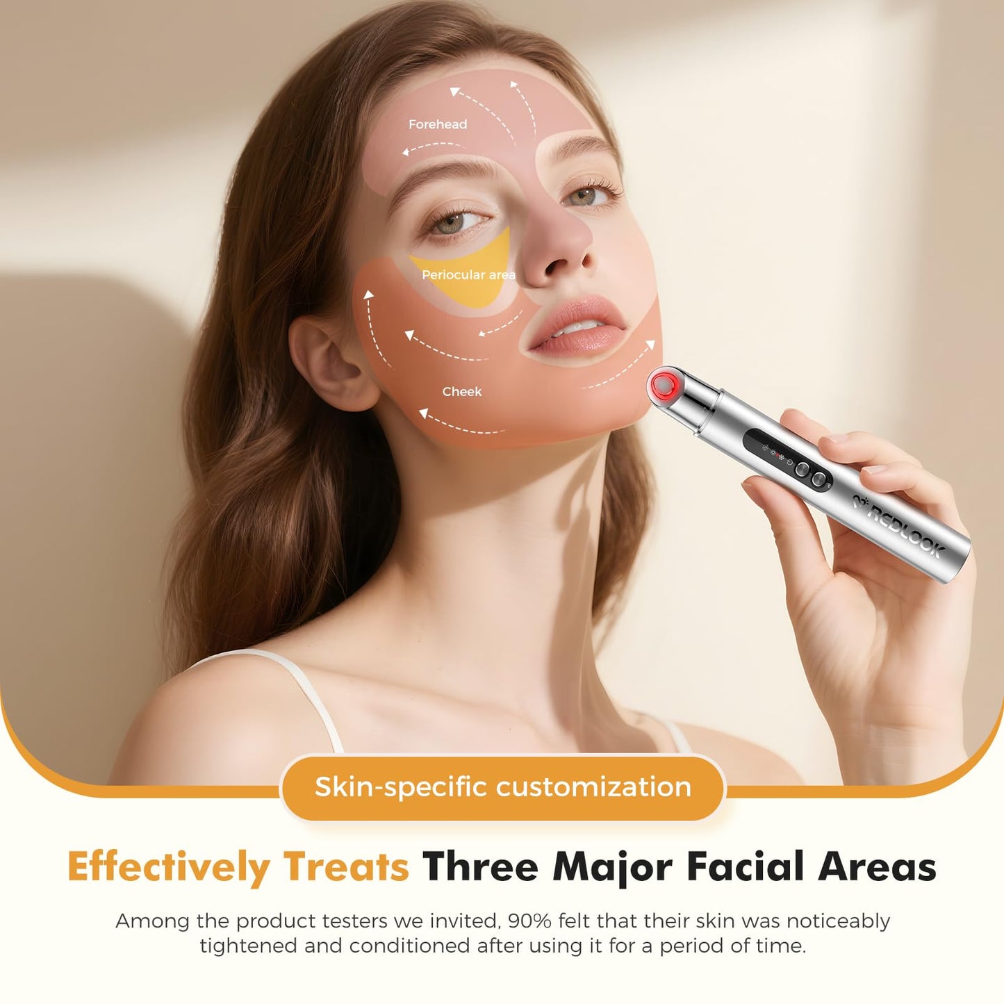 REDLOOK Depuffing Wand with Heat & Cold Massage