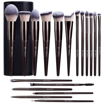 BS-MALL 18-Piece Makeup Brush Set with Case