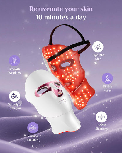 LED Red & NIR Light Therapy Mask