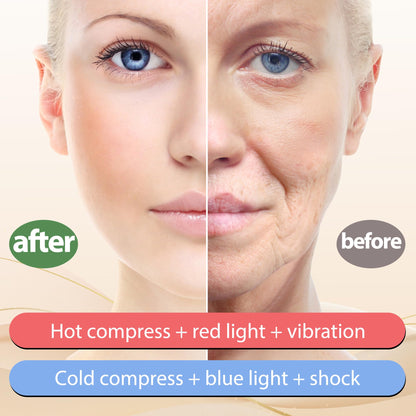 ZoGoo 7-in-1 Hot & Cold Face & Neck Beauty Massager