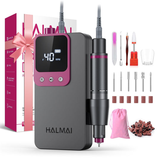 Portable Rechargeable Electric Nail Drill Kit 40000RPM