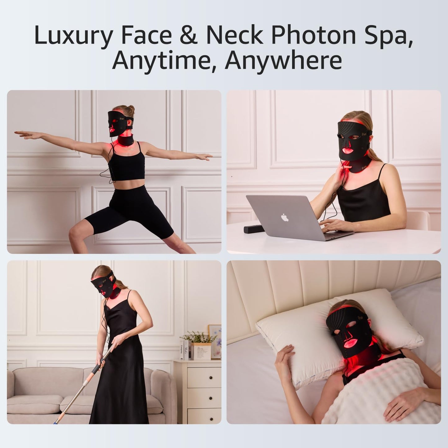 IFAE Red Light Therapy Mask for Face and Neck
