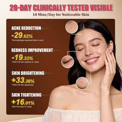 Cordless LED Face & Neck Mask with Red Light Therapy