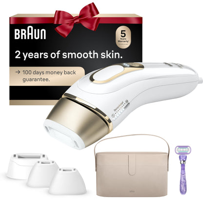 Braun Smart IPL, Silk·Expert Pro 5: at Home Laser Hair Removal for Women and Men