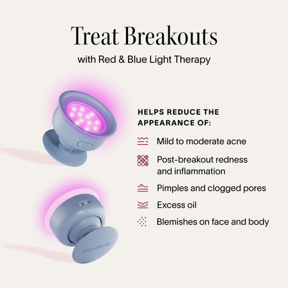Solawave Bye Acne Light Therapy Wand for Face & Body