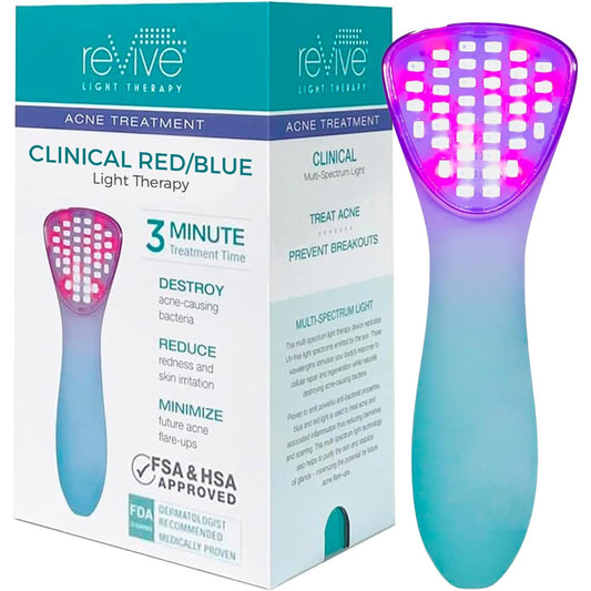reVive Light Therapy Acne and Anti-aging Treatment for Face, Blue Light Therapy Device
