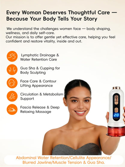 Poeruo 5-in-1 Body Sculpting & Cupping Massage DevicePoeruo 5-in-1 Body Sculpting & Cupping Massage Device