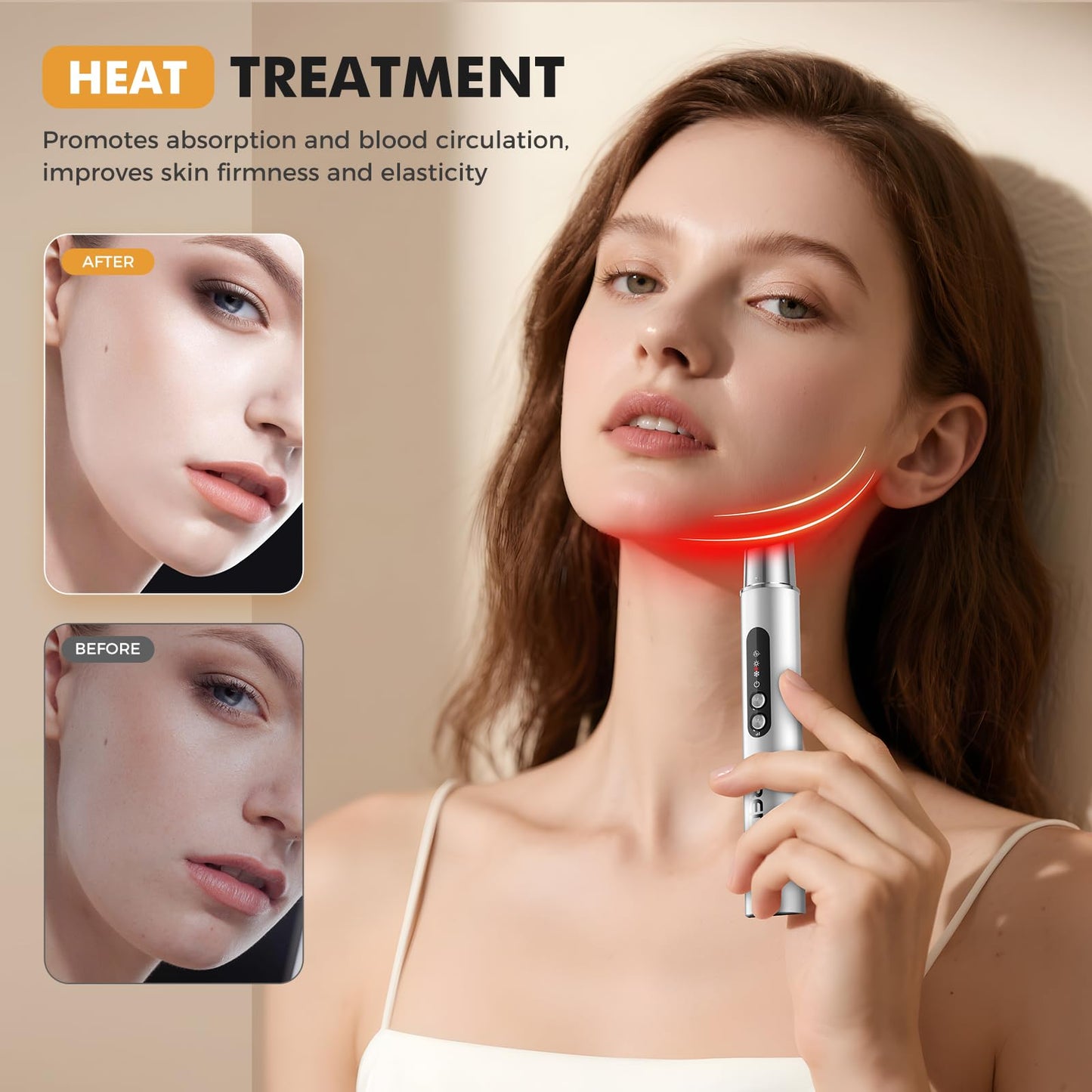 REDLOOK Depuffing Wand with Heat & Cold Massage