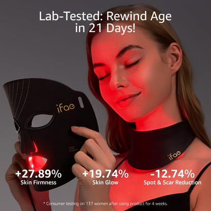 IFAE Red Light Therapy Mask for Face and Neck