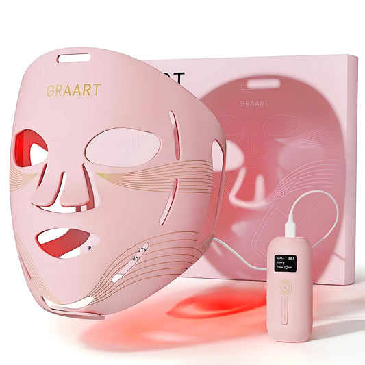 Graart 4D LED Red Light Therapy Face & Jawline Mask