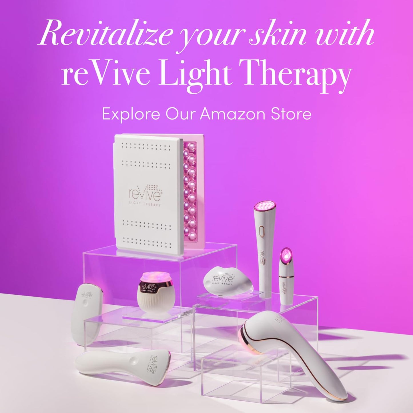 reVive Light Therapy Acne and Anti-aging Treatment for Face, Blue Light Therapy Device