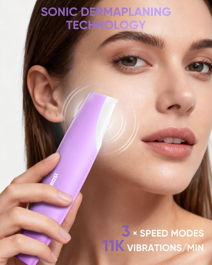 Yecheer Sonic Dermaplane Razor with 8 Refill Blades