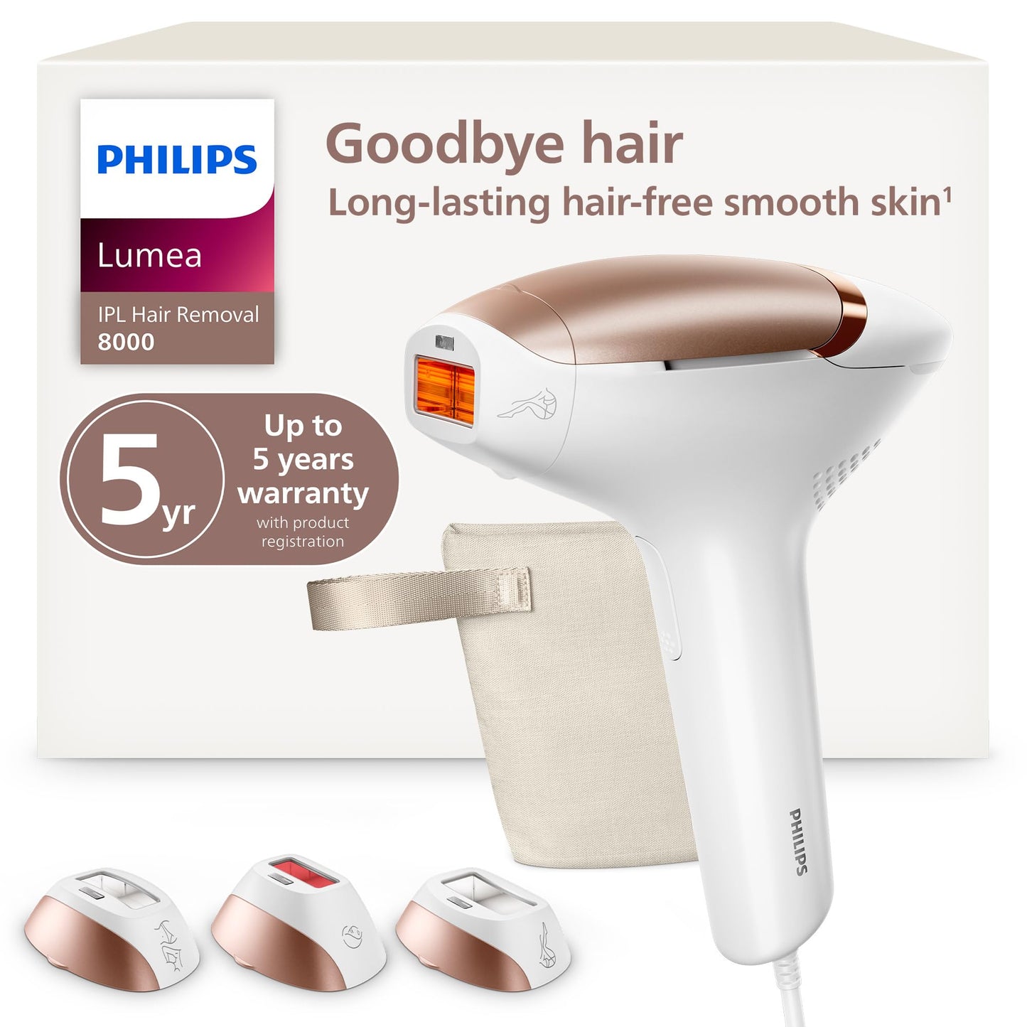 Philips Lumea 9000 IPL Hair Removal Device