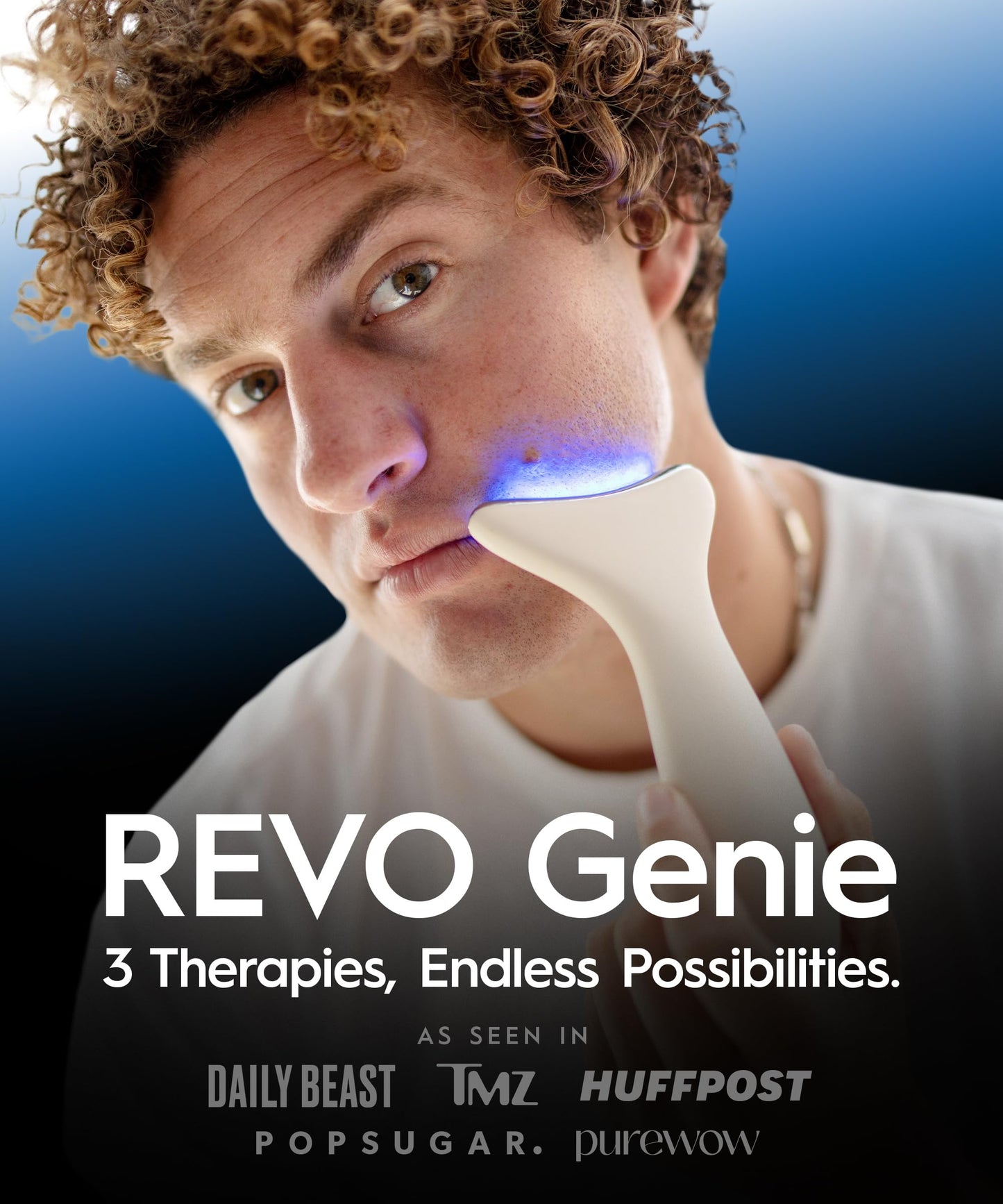REVO Genie 3-in-1 Face & Neck Beauty Massager