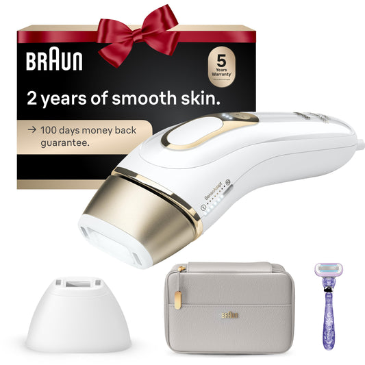 Braun Smart IPL, Silk·Expert Pro 5: at Home Laser Hair Removal for Women and Men