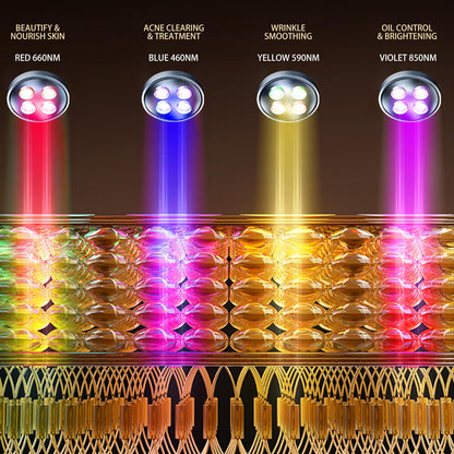 Cordless LED Face & Neck Mask with Red Light Therapy