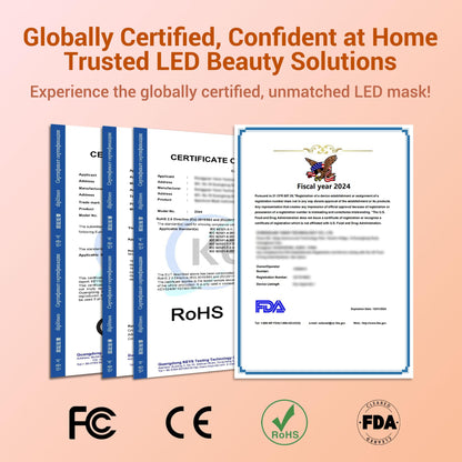 NVBOTY LED Face Mask with 4 Light Therapy Modes