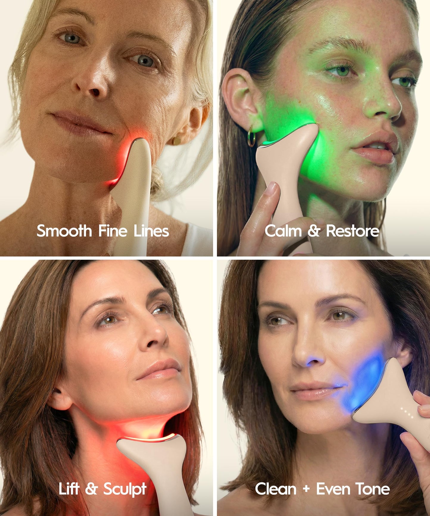 REVO Genie 3-in-1 Face & Neck Beauty Massager